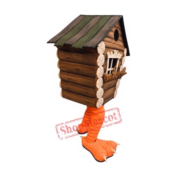 Superb Wooden House Mascot Costume