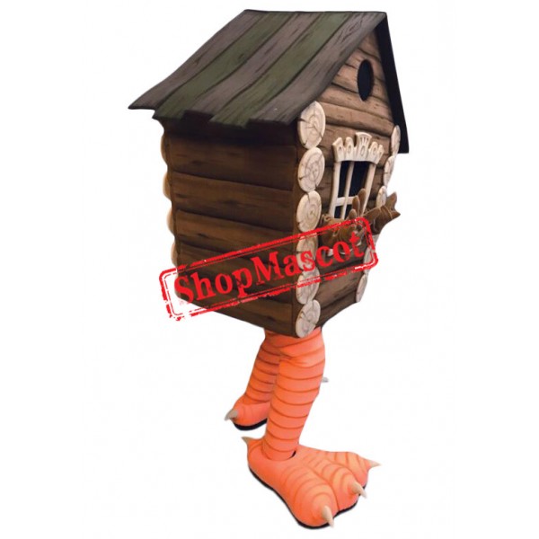 Superb Wooden House Mascot Costume