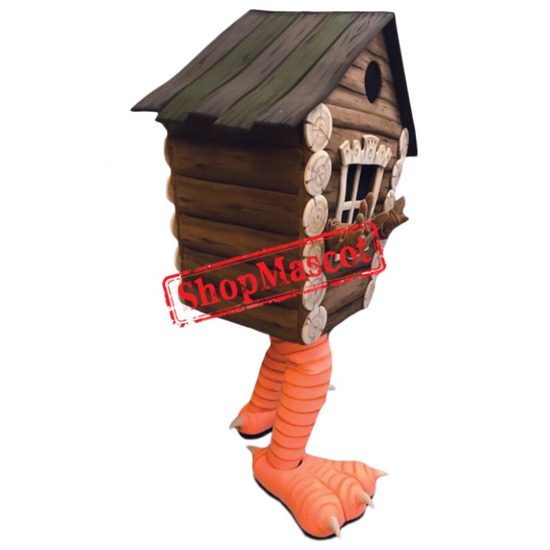 Superb Wooden House Mascot Costume