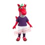 Superb Lightweight Red Dragon Mascot Costume