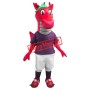 Superb Lightweight Red Dragon Mascot Costume
