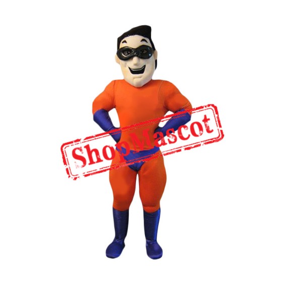 Muscle Superhero Mascot Costume