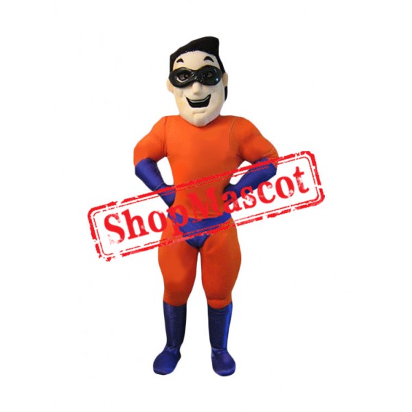 Muscle Superhero Mascot Costume
