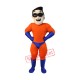 Muscle Superhero Mascot Costume Muscle Superhero Mascot Costume