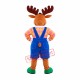 Superb Funny Moose Mascot Costume Superb Funny Moose Mascot Costume