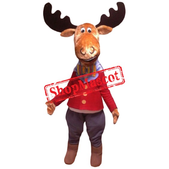 Superb Lightweight Moose Mascot Costume