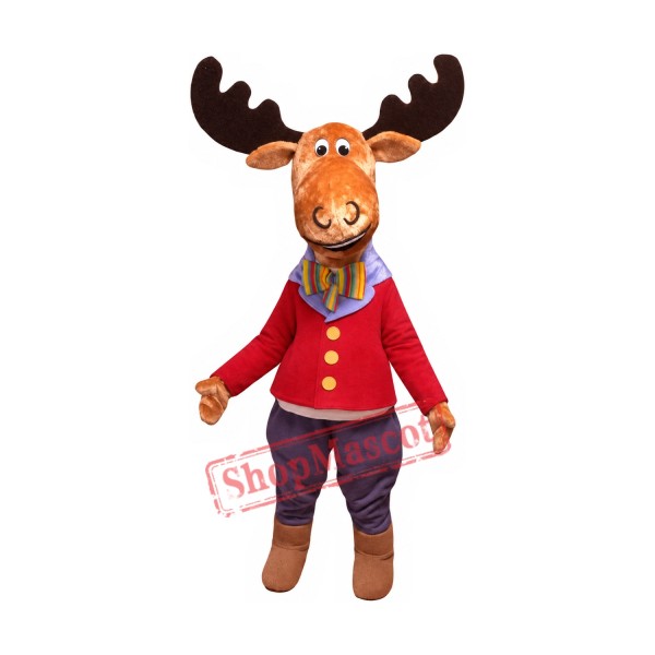 Superb Lightweight Moose Mascot Costume