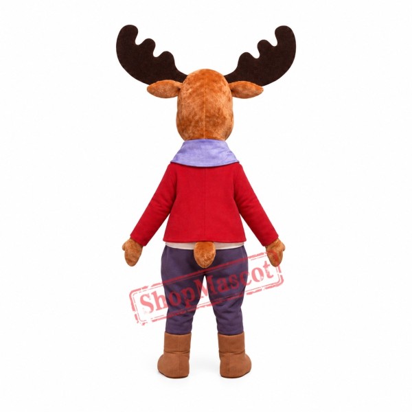 Superb Lightweight Moose Mascot Costume Superb Lightweight Moose Mascot Costume