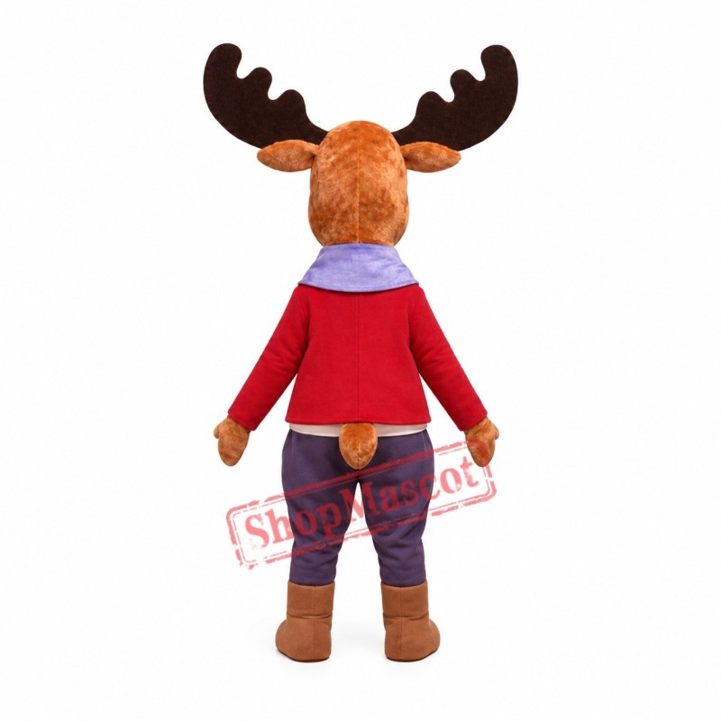 Superb Lightweight Moose Mascot Costume Superb Lightweight Moose Mascot Costume