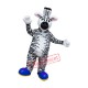 Superb Zebra Mascot Costume Superb Zebra Mascot Costume