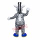 Superb Zebra Mascot Costume Superb Zebra Mascot Costume