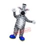 Superb Zebra Mascot Costume