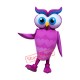 Superb Pink Owl Mascot Costume Superb Pink Owl Mascot Costume