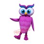 Superb Pink Owl Mascot Costume