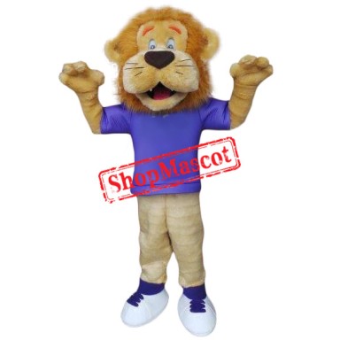 Superb Lightweight Sport Lion Mascot Costume