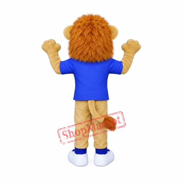 Superb Lightweight Sport Lion Mascot Costume Superb Lightweight Sport Lion Mascot Costume