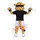 Superb Sport Leopard Mascot Costume Superb Sport Leopard Mascot Costume