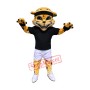 Superb Sport Leopard Mascot Costume