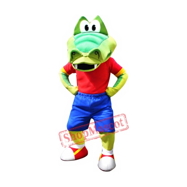 Lovely Crocodile Mascot Costume Lovely Crocodile Mascot Costume