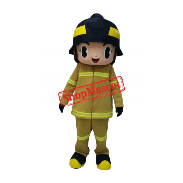 Lovely Lightweight Firemen Mascot Costume