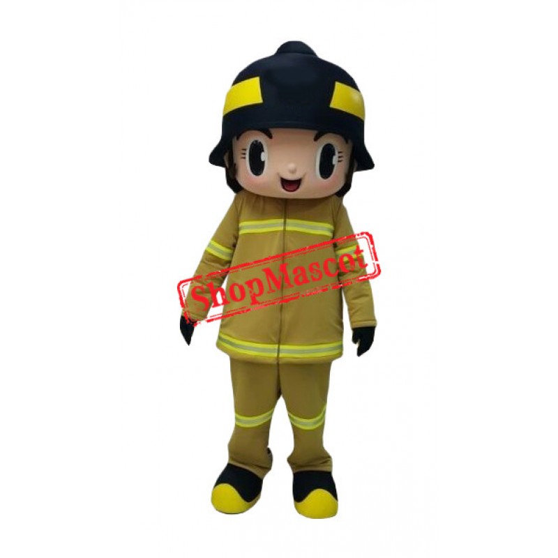 Lovely Lightweight Firemen Mascot Costume