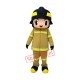 Lovely Lightweight Firemen Mascot Costume Lovely Lightweight Firemen Mascot Costume