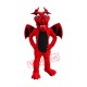 Friendly Lightweight Red Dragon Mascot Costume Friendly Lightweight Red Dragon Mascot Costume