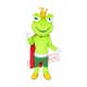 Cartoon King Frog Mascot Costume