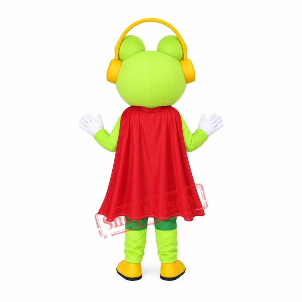 Music Frog Mascot Costume Music Frog Mascot Costume