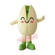 Friendly Pistachio Mascot Costume Friendly Pistachio Mascot Costume