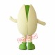 Friendly Pistachio Mascot Costume Friendly Pistachio Mascot Costume