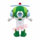 Superb Helicopter Mascot Costume Superb Helicopter Mascot Costume
