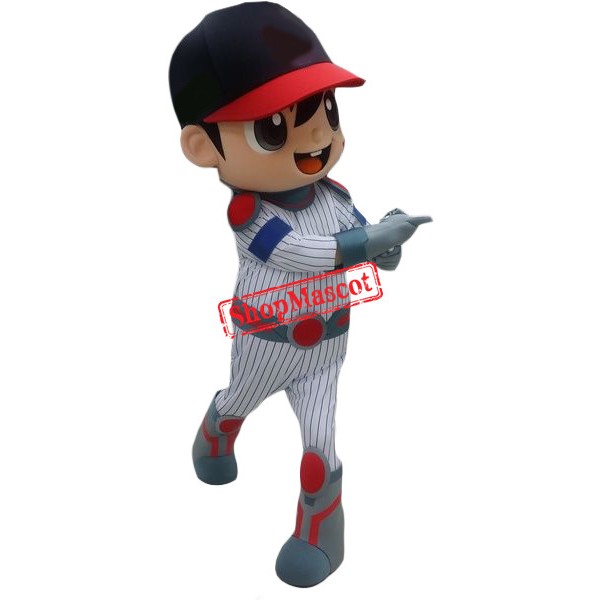 Superb Baseball Boy Mascot Costume