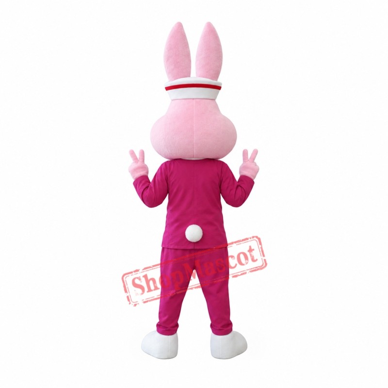 Lovely Lightweight Pink Rabbit Mascot Costume Lovely Lightweight Pink Rabbit Mascot Costume