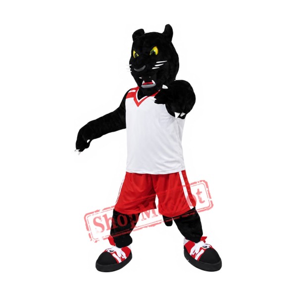 Superb Black Panther Mascot Costume Superb Black Panther Mascot Costume
