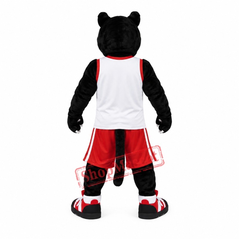 Superb Black Panther Mascot Costume Superb Black Panther Mascot Costume