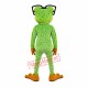 Superb Glasses Frog Mascot Costume Superb Glasses Frog Mascot Costume