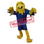 Superb Yellow Eagle Mascot Costume