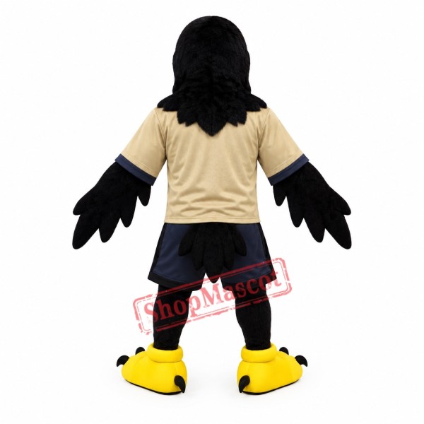 College Black Hawk Mascot Costume College Black Hawk Mascot Costume