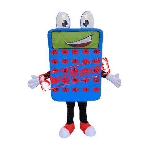 Superb Calculator Mascot Costume