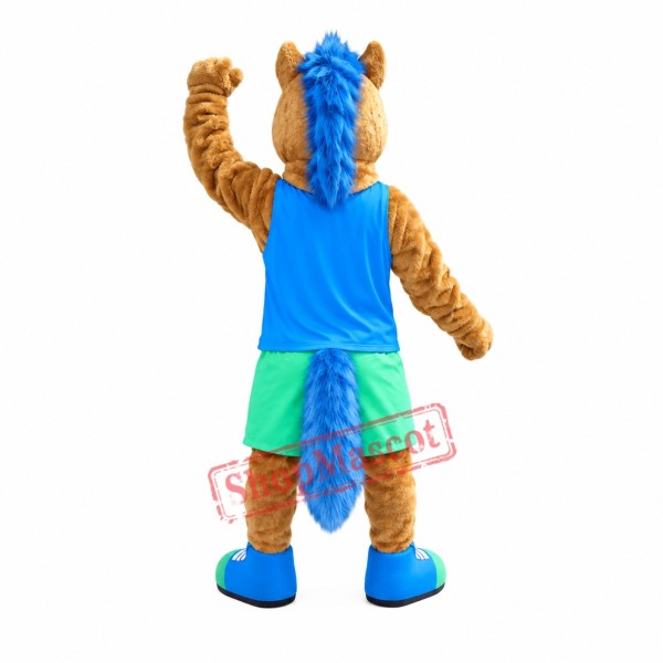 College Power Horse Mascot Costume College Power Horse Mascot Costume