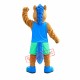 College Power Horse Mascot Costume