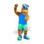 College Power Horse Mascot Costume