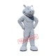 Superb Power Rhino Mascot Costume