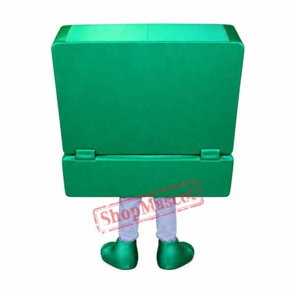 Green Computer Mascot Costume