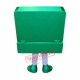 Green Computer Mascot Costume Green Computer Mascot Costume