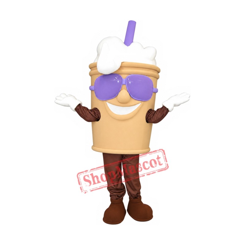 Coffee Milk Drink Mascot Costume Coffee Milk Drink Mascot Costume