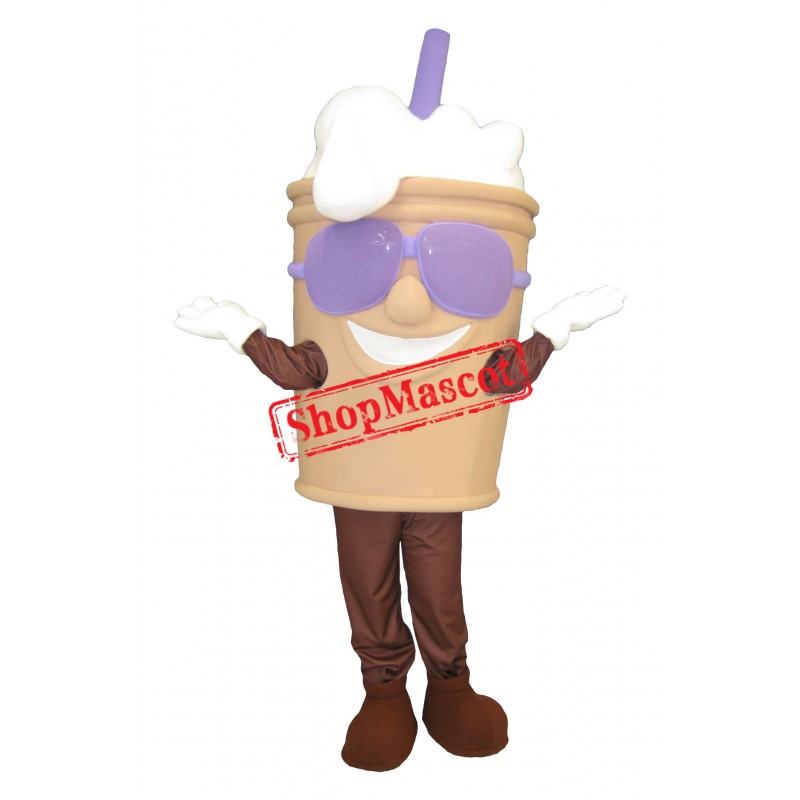 Coffee Milk Drink Mascot Costume