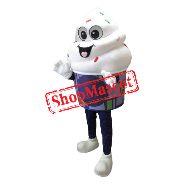 Milk Ice Cream Mascot Costume