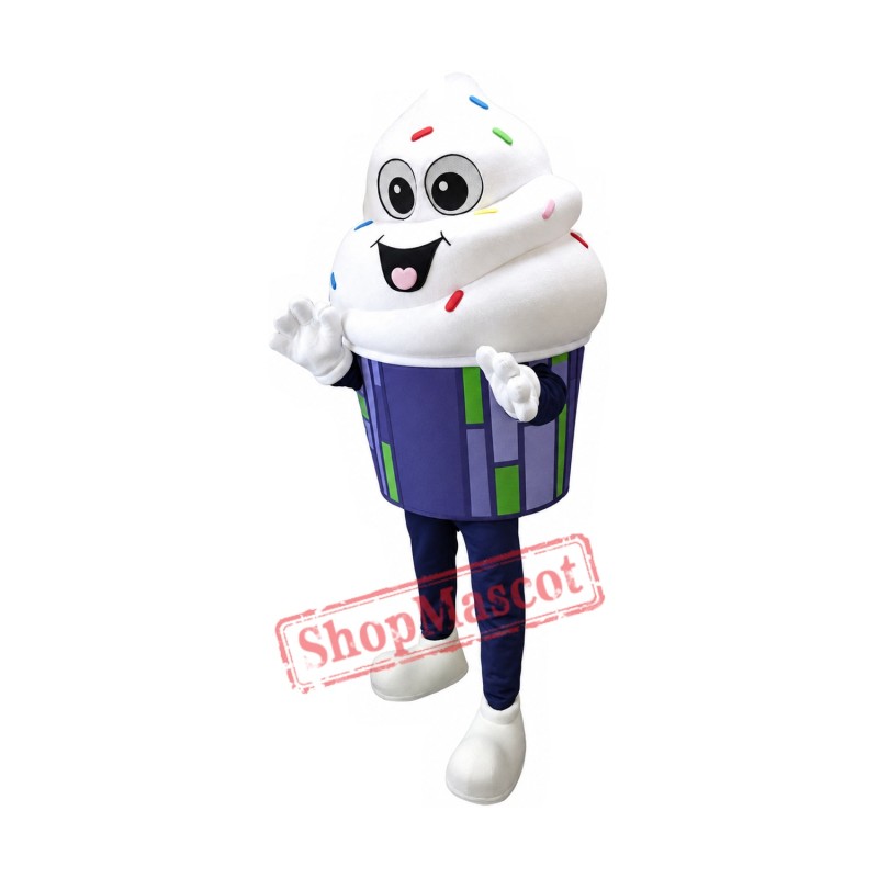 Milk Ice Cream Mascot Costume Milk Ice Cream Mascot Costume